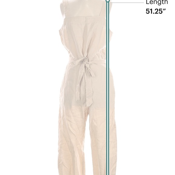 Quince 100% European Linen Jumpsuit in Flax Large - Picture 4 of 7